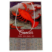 Kanker de Krab Zodiac teken Verjaardagsfeest Medium Cadeauzakje (Voorkant)