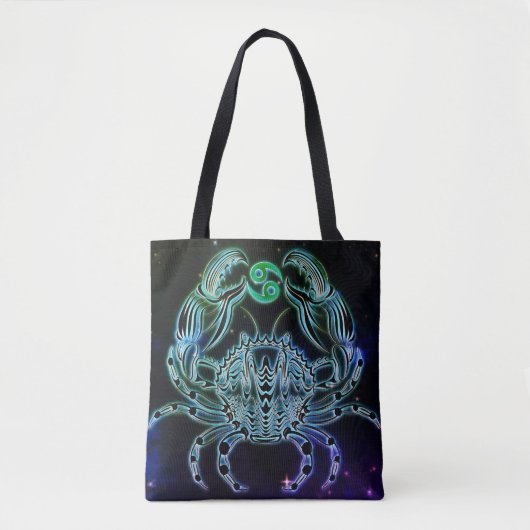 kanker de krab zodiale canvas tas (Voorkant)
