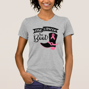 Kanker de laars T-shirt geven