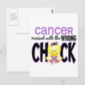 Kanker die met de verkeerde kuiken wordt overgebra briefkaart (Voorkant / Achterkant)