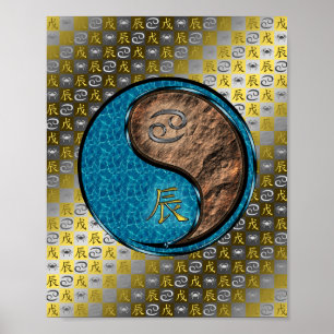 Kanker en aarde draak poster