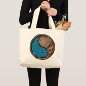 Kanker en aarde os grote tote bag (Voorkant (product))