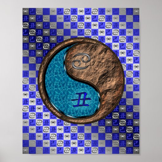 Kanker en aarde os poster (Voorkant)