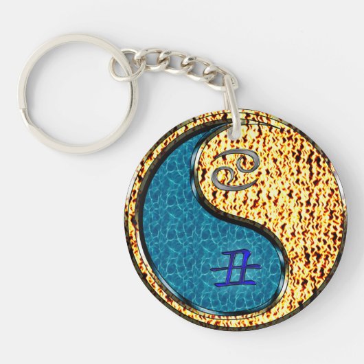 Kanker en brandos sleutelhanger (Voorkant)