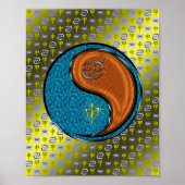 Kanker en houten aap poster (Voorkant)