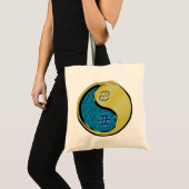 Kanker en metalen os tote bag (Voorkant (product))
