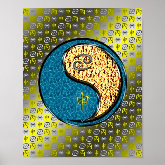 Kanker en vuuraap poster (Voorkant)