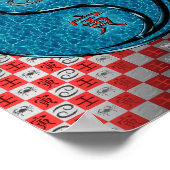 Kanker en water tijger poster (Hoek)