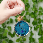 Kanker en wateros sleutelhanger (Hand)