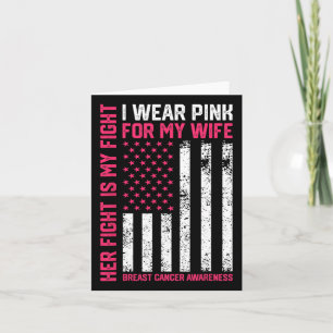 Kanker Haar gevecht is mijn gevecht Ik Draag Roze  Kaart