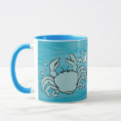 Kanker Het krabwater teken astrologische mok (Links)