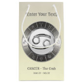 Kanker - het symbool van de Horoscoop van de krab Klein Cadeauzakje (Achterkant)