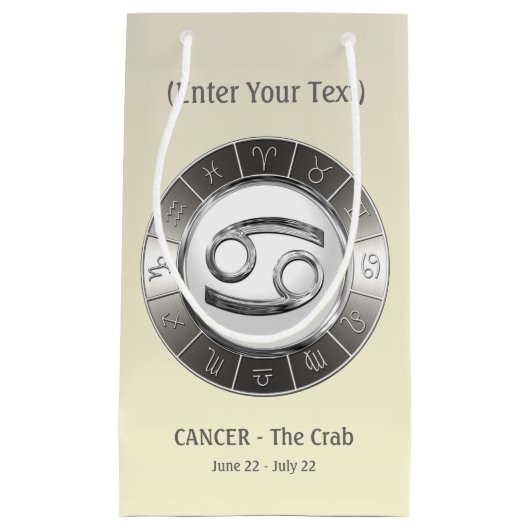 Kanker - het symbool van de Horoscoop van de krab Klein Cadeauzakje (Voorkant)