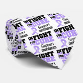 Kanker in de strijd voor de kuur stropdas (Opgerold)