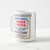 Kanker Inspirerend Gift Coffee Mok (Voorkant links)