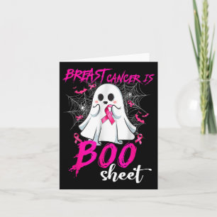 Kanker Is Boo Sheet Halloween Borstkanker Bewustzi Kaart