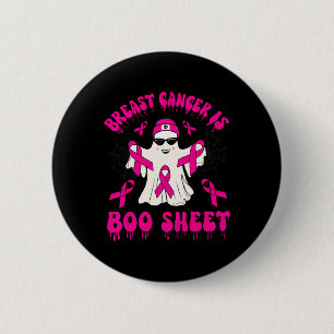 Kanker Is Boo Sheet Halloween Borstkanker Bewustzi Ronde Button 5,7 Cm