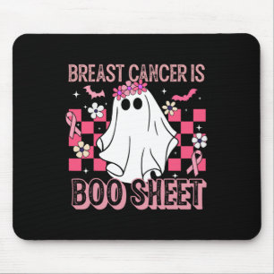 Kanker is een hoeslaken Halloween borstkanker bewu Muismat