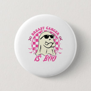 Kanker is een hoeslaken Halloween borstkanker bewu Ronde Button 5,7 Cm