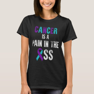 Kanker is een pijn in de zelfmoordpreventie Awaren T-shirt
