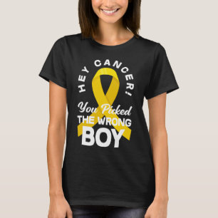 Kanker je koos de verkeerde jongen kanker W T-shirt