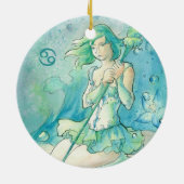 Kanker Keramisch Ornament (Achterkant)