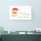 kanker. Kerstmis Aangepaste #team naam Banner Sign (Beurs)