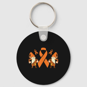 Kanker Krijger Dwerg Oranje Lint Leukemie Bewustzi Sleutelhanger