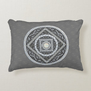 Kanker Mandala accentkussen Decoratief Kussen