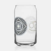 Kanker Mandala Blikvorm Glas (Achterkant)