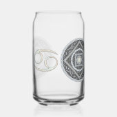 Kanker Mandala Blikvorm Glas (Links)