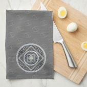 Kanker Mandala handdoek (Quarter Fold)