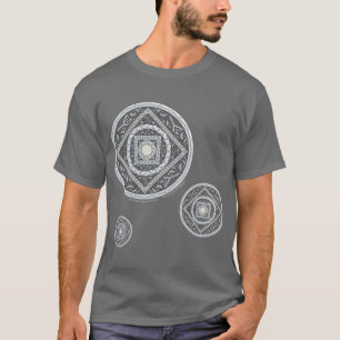 Kanker Mandala Heren Donker Shirt