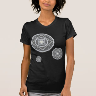 Kanker Mandala Vrouwen Donker Shirt