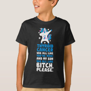 Kanker mijn zoon, citeer Unicorn T-shirt