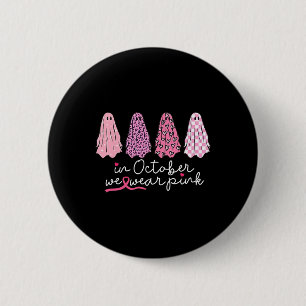 Kanker Ondersteuning Squad Spook Halloween  Ronde Button 5,7 Cm