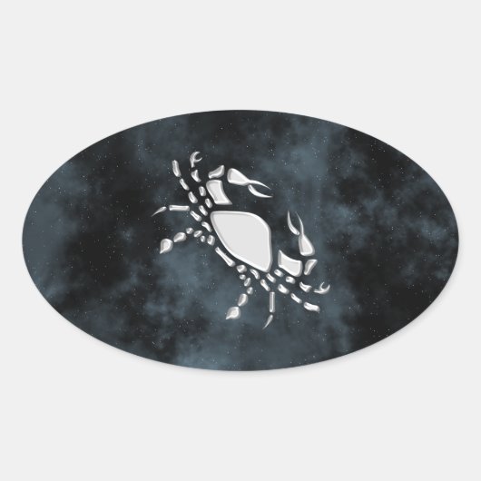 Kanker Ovale Sticker (Voorkant)