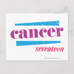 Kanker Paars Briefkaart