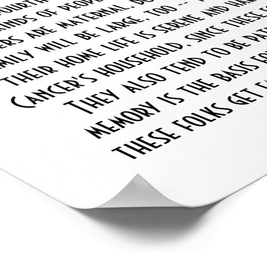 Kanker Poster (Hoek)