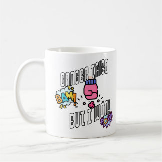 Kanker probeerde, maar ik won! koffiemok