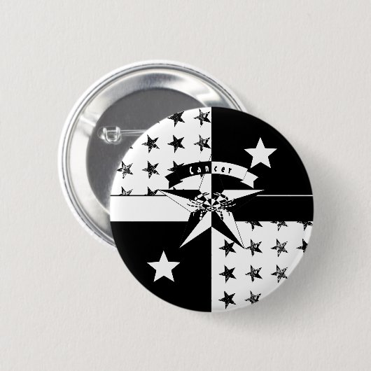 Kanker Ronde Button 5,7 Cm (Voorkant /achterkant)