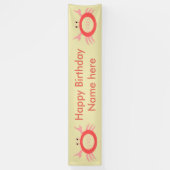 Kanker Star Sign Crab Banner (Verticaal)