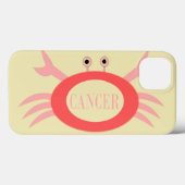 Kanker Star Sign Crab iPad draagtas Case-Mate iPhone Case (Achterkant (horizontaal))