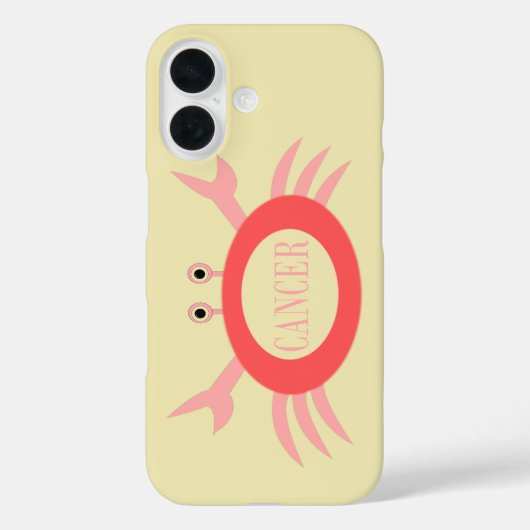 Kanker Sterrenbeeld Krab Case-Mate iPhone Case (Achterkant)