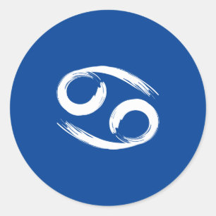 KANKER Sterrenbeeld Zomer Juni Juli Astrologie Ronde Sticker