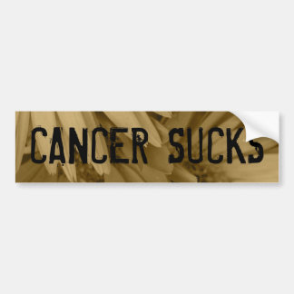 KANKER SUCKS 2 BUMPERSTICKER