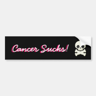 Kanker Sucks! Bumpersticker