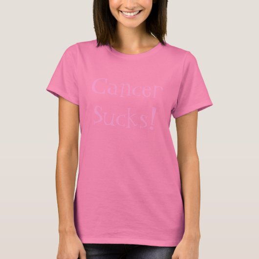 Kanker Sucks! T-shirt (Voorkant)