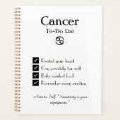 Kanker – to-do lijst planner (Voorkant)
