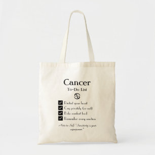 Kanker – to-do lijst tote bag